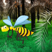 Palm Forest Honeybee Escape